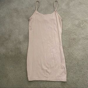 Tna/Aritzia pink mini/bodycon dress